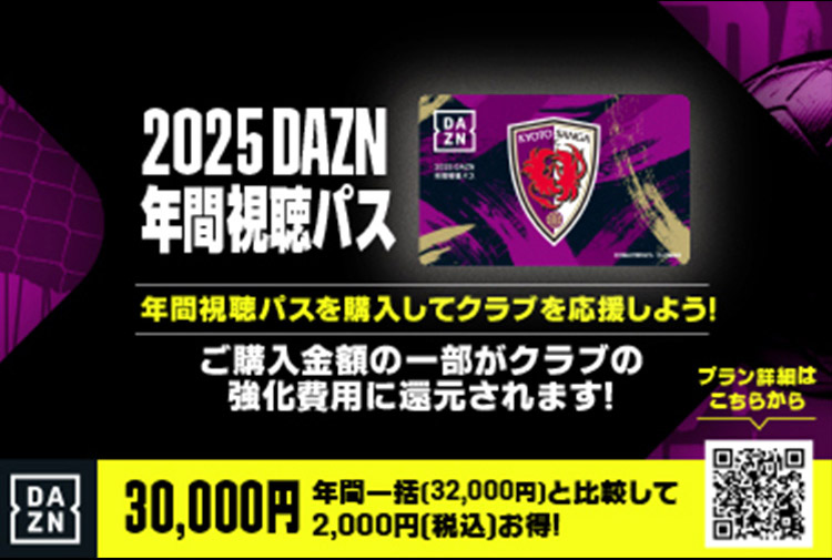 DAZNでサンガを強くする!